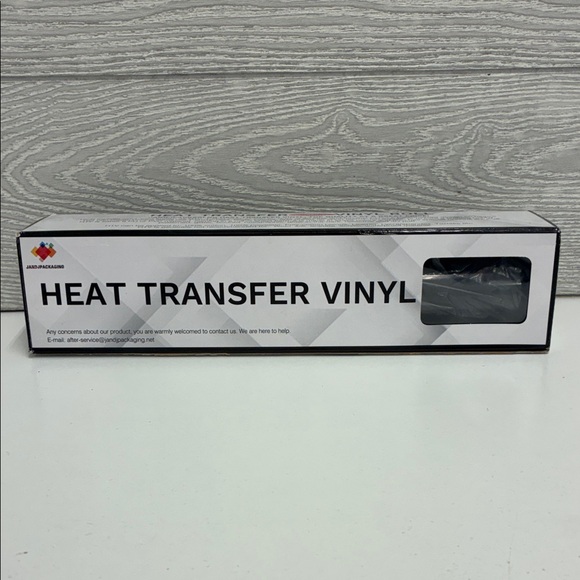 JANDJPACKAGING Heat Transfer Vinyl Roll NEW in box - Picture 1 of 10